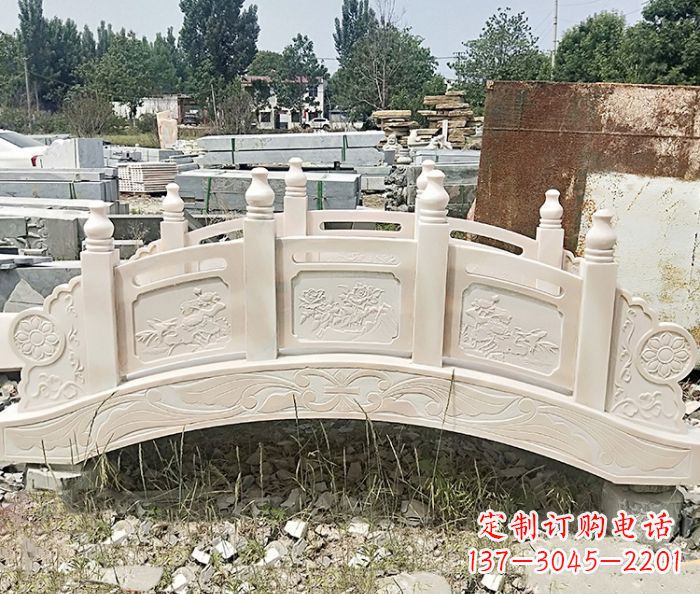 海南大理石小型拱桥雕塑