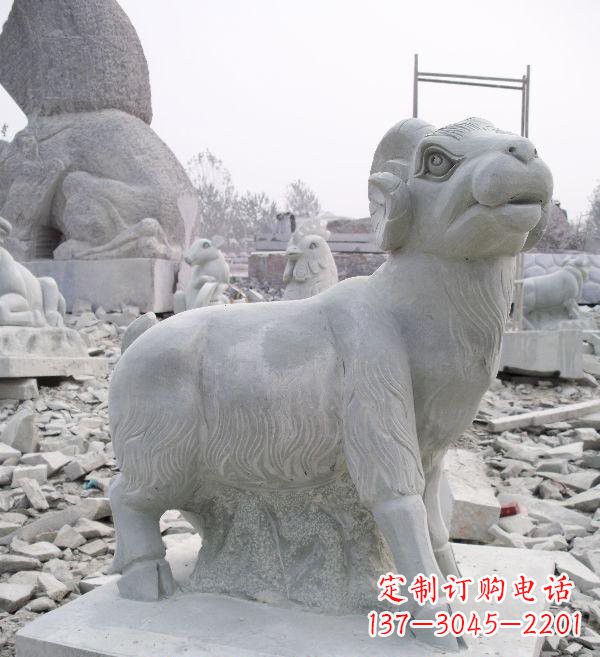 海南大理石羊雕塑