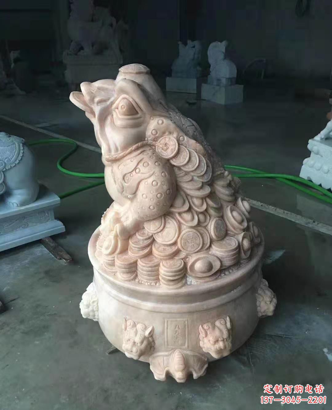 海南精致石雕动物雕塑