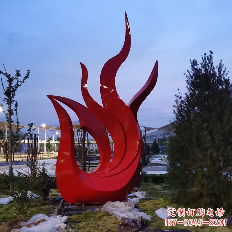 海南精致工艺大型不锈钢凤凰雕塑