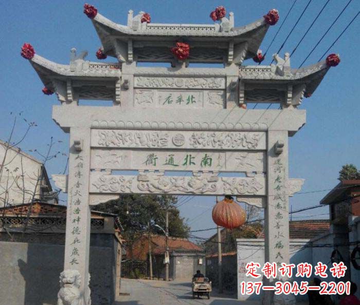 海南优质大理石牌坊雕塑