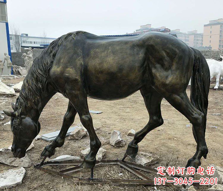 海南活力玻璃钢仿铜动物雕塑