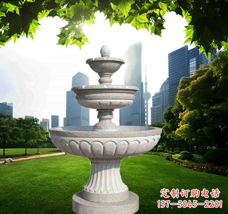 海南跌水盆石喷泉雕塑