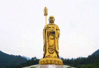 海南高端定制大型地藏菩萨铜雕