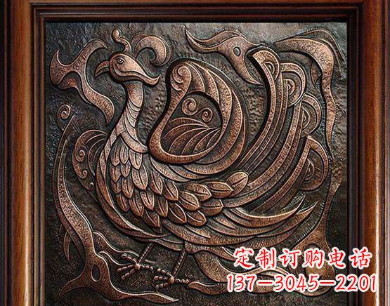 海南锻铜朱雀雕塑