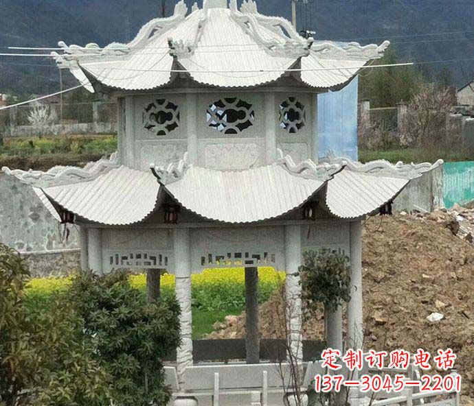 海南古典凉亭石雕