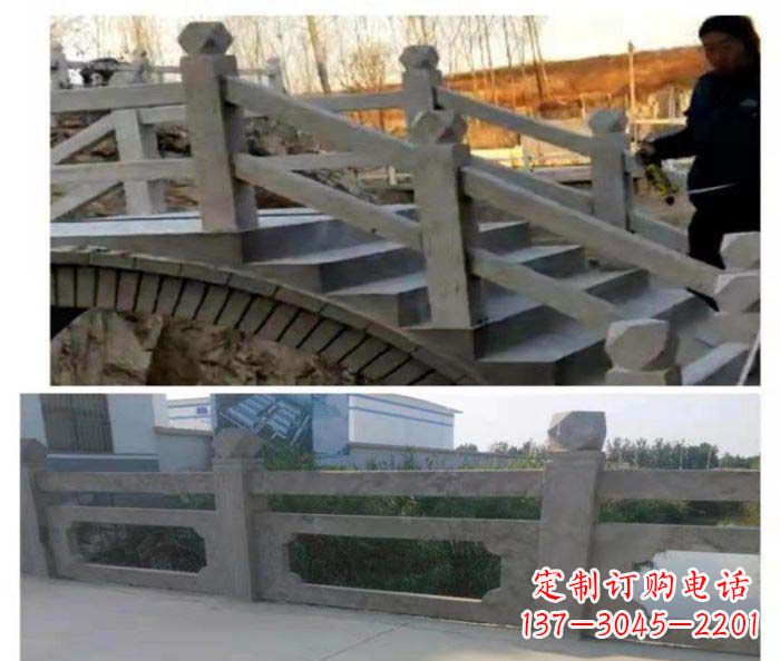 海南精美仿古栏杆雕塑