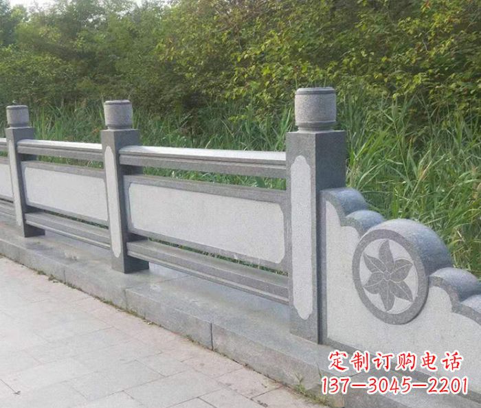海南精美仿古石栏杆雕塑