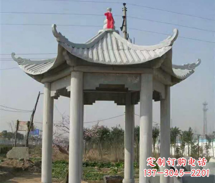海南典雅的仿古凉亭石雕