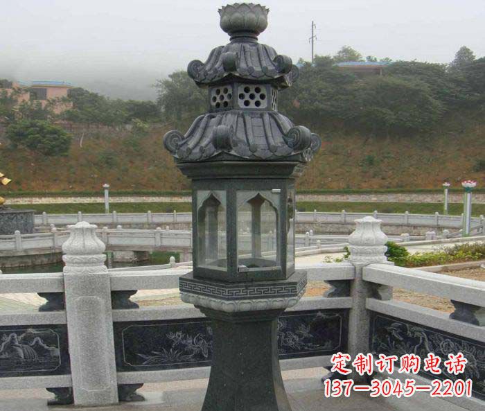 海南仿古石灯雕塑,点亮景观空间