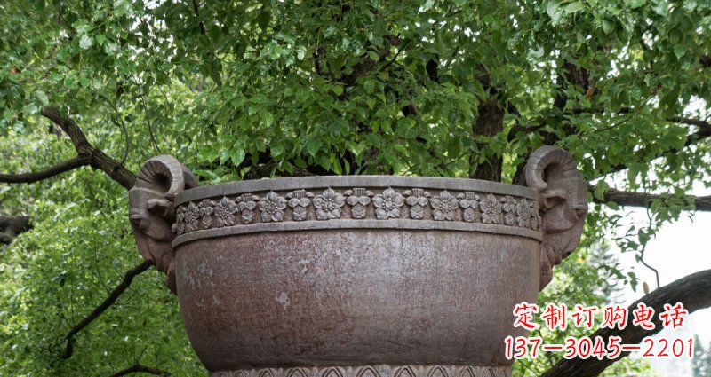 海南中领雕塑仿古水缸铜雕