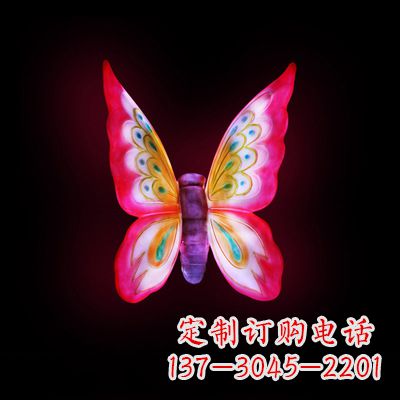海南红发蝴蝶 小号发光雕塑