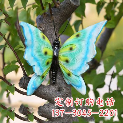 海南蓝色蝴蝶雕塑