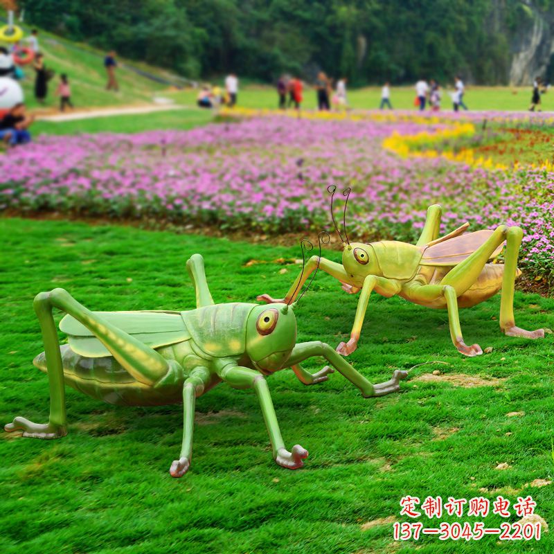海南精美蝗虫雕塑摆件
