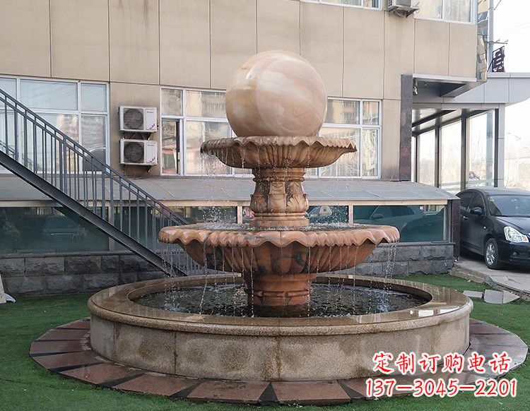海南独特的风水球石雕