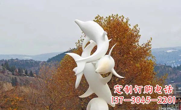 海南山东中领雕塑海豚雕塑让自然之美悠然而生