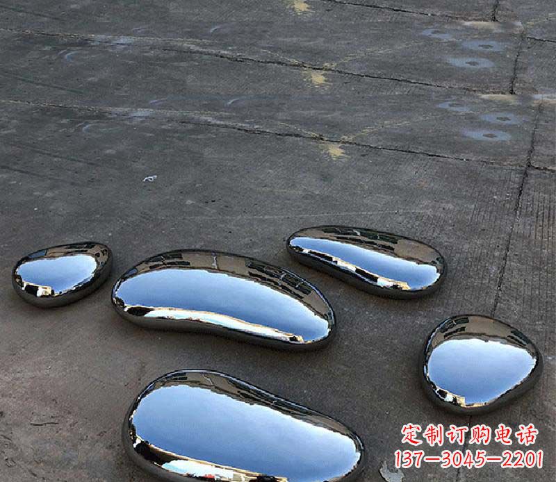 海南不锈钢水滴景观雕塑美轮美奂,营造自然灵动