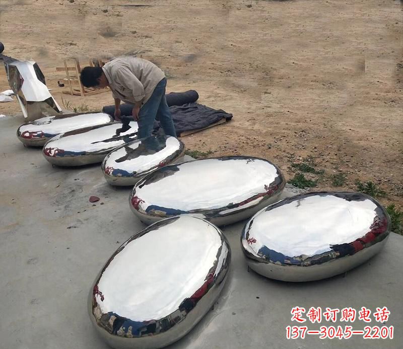 海南中领雕塑水滴形艺术雕塑