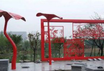 海南不锈钢龙凤雕塑