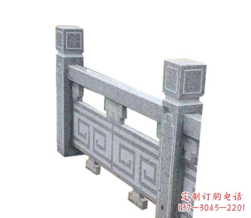 海南精美大理石护城河栏板雕塑