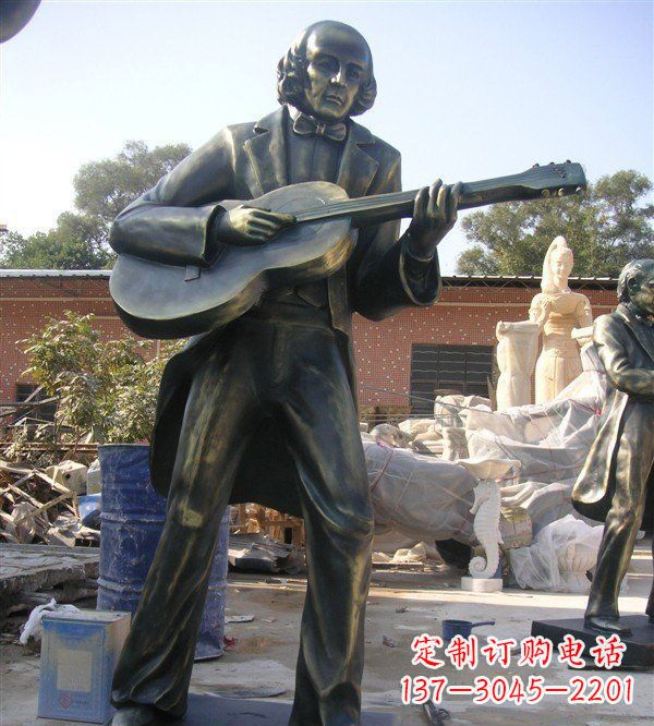 海南高端精致吉他雕塑
