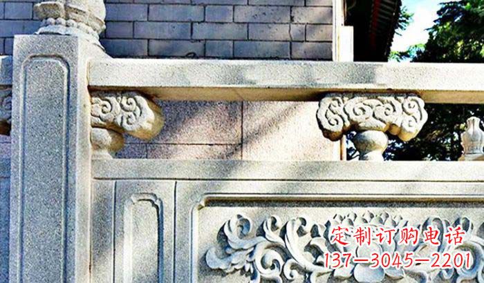 海南中领雕塑公园仿古石栏板