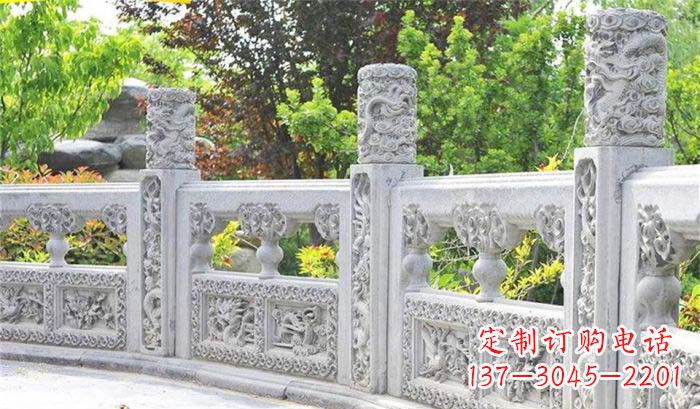 海南公园仿古石栏板雕塑