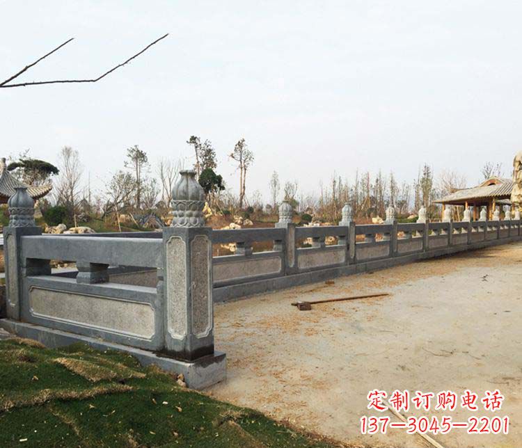 海南公园仿古石栏板景观石雕