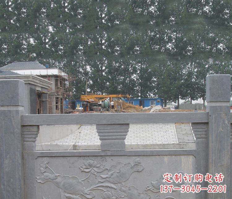 海南独特的仿古公园石栏板雕塑