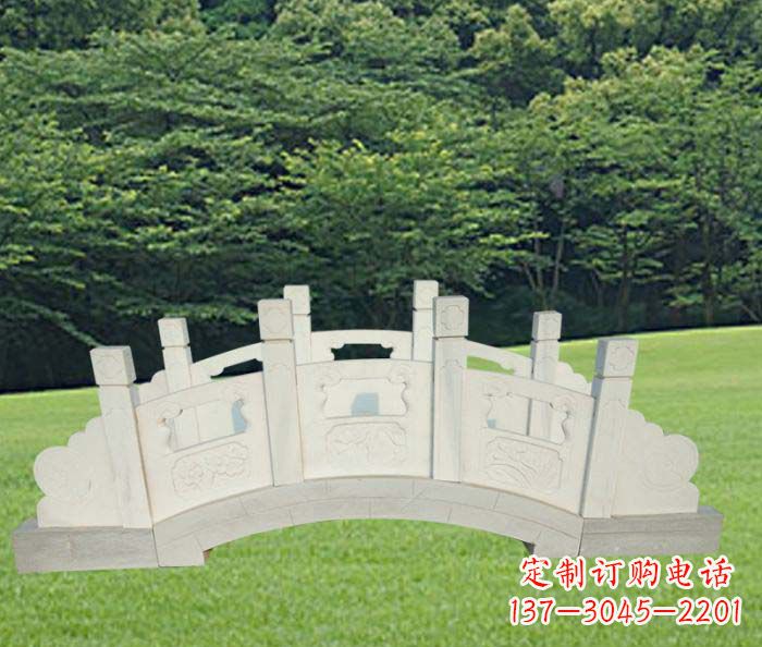 海南公园汉白玉石拱桥