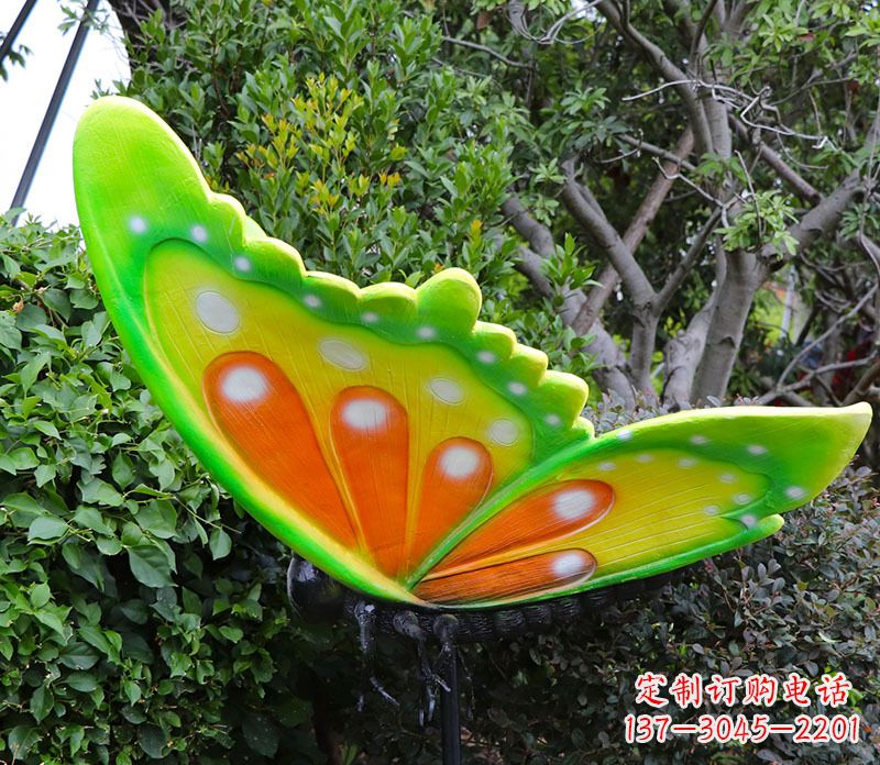 海南玻璃钢仿真蝴蝶雕塑