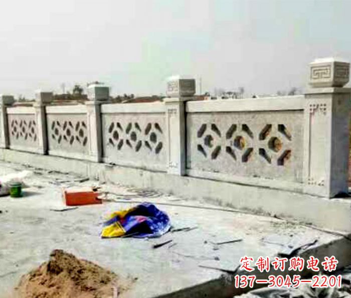 海南公园大理石栏板石雕
