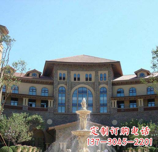 海南公园景观大理石喷泉石雕