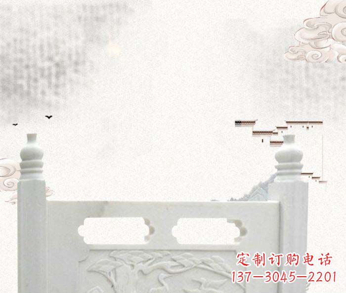海南中领雕塑汉白玉石栏板雕塑