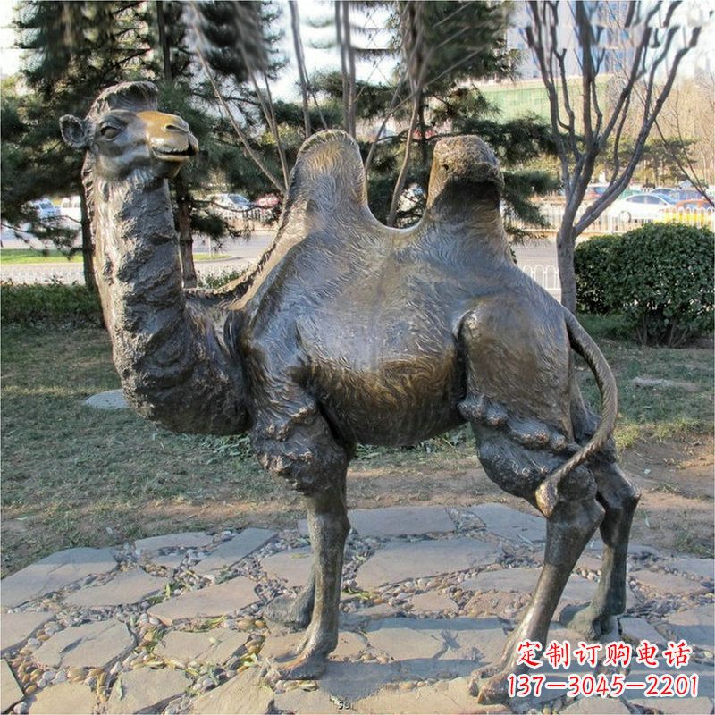 海南精美绝伦的室内装饰品——骆驼铜雕