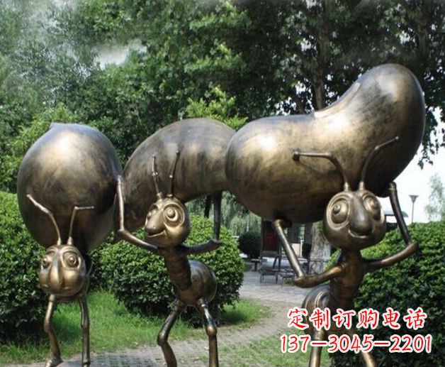 海南雕刻精灵——蚂蚁铜雕