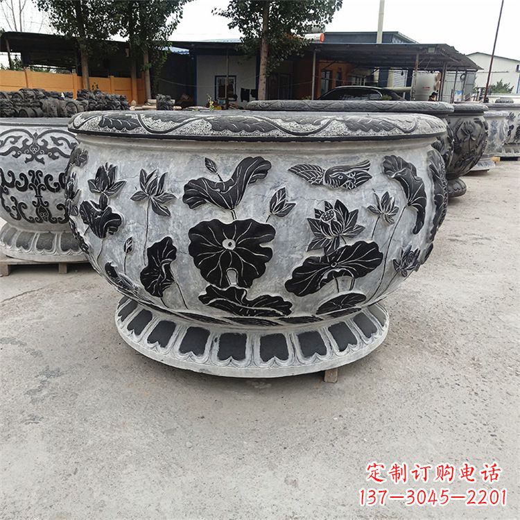 海南精美石雕水缸——雕刻您的艺术一生