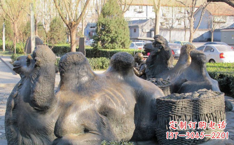 海南特大型骆驼铜雕