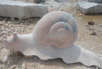 海南真实大小的蜗牛石雕