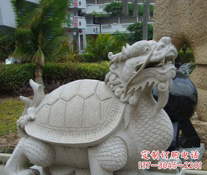 海南中领雕塑:古典神兽龙龟石雕精神的传承