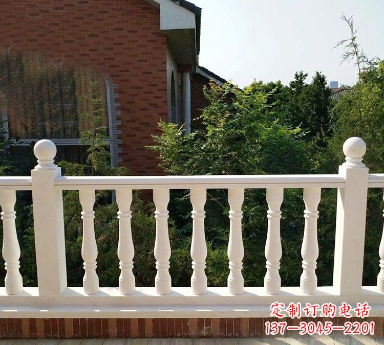 海南汉白玉欧式栏杆石雕