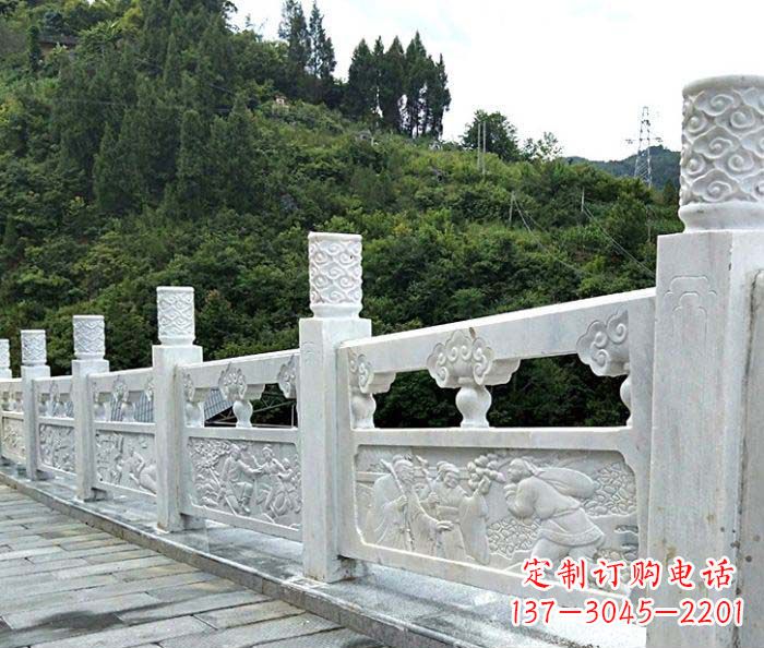 海南高品质的大理石栏板石雕