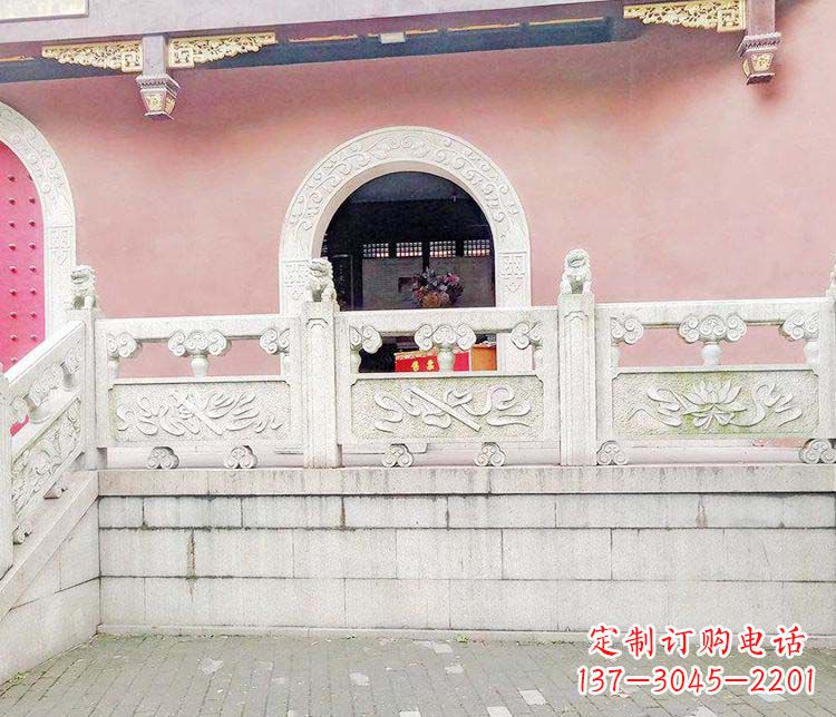 海南景区大理石栏板石雕 (3)