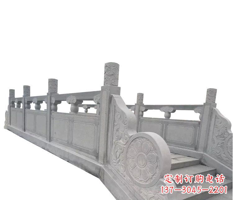 海南中领雕塑精美的大理石栏板石雕