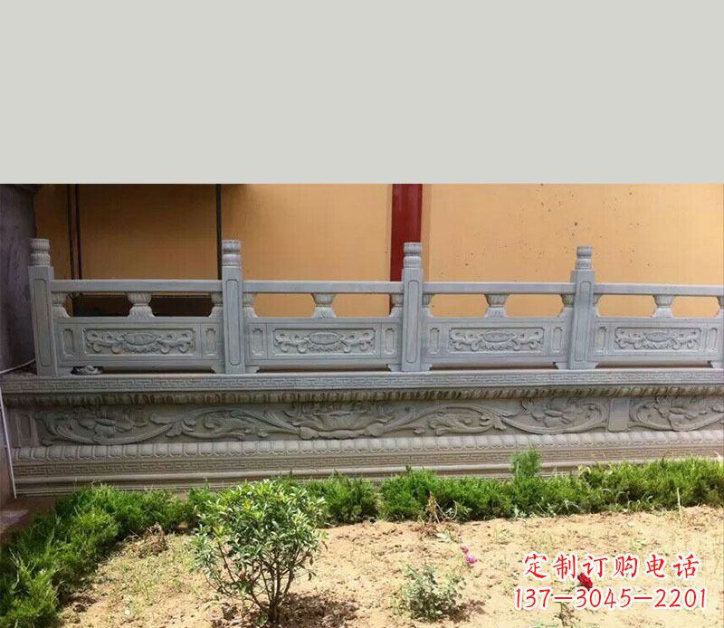 海南尊贵而古典的大理石栏板雕塑