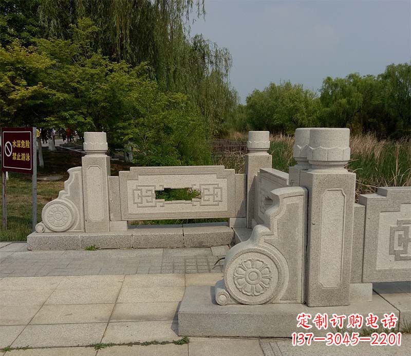 海南大理石栏板石雕,精美绝伦
