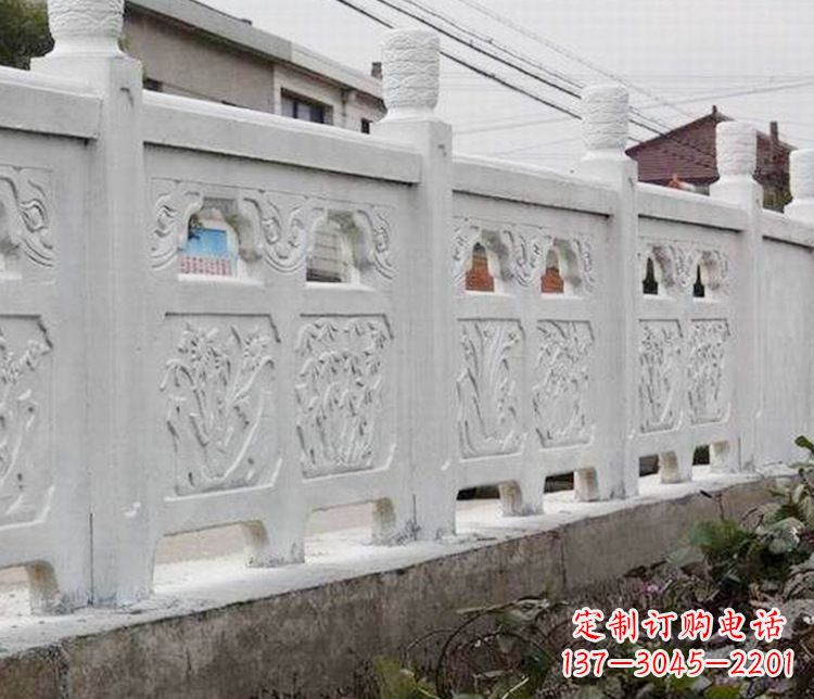 海南优雅大理石栏板雕塑