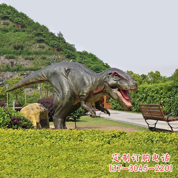 海南精美玻璃钢制霸王龙雕塑