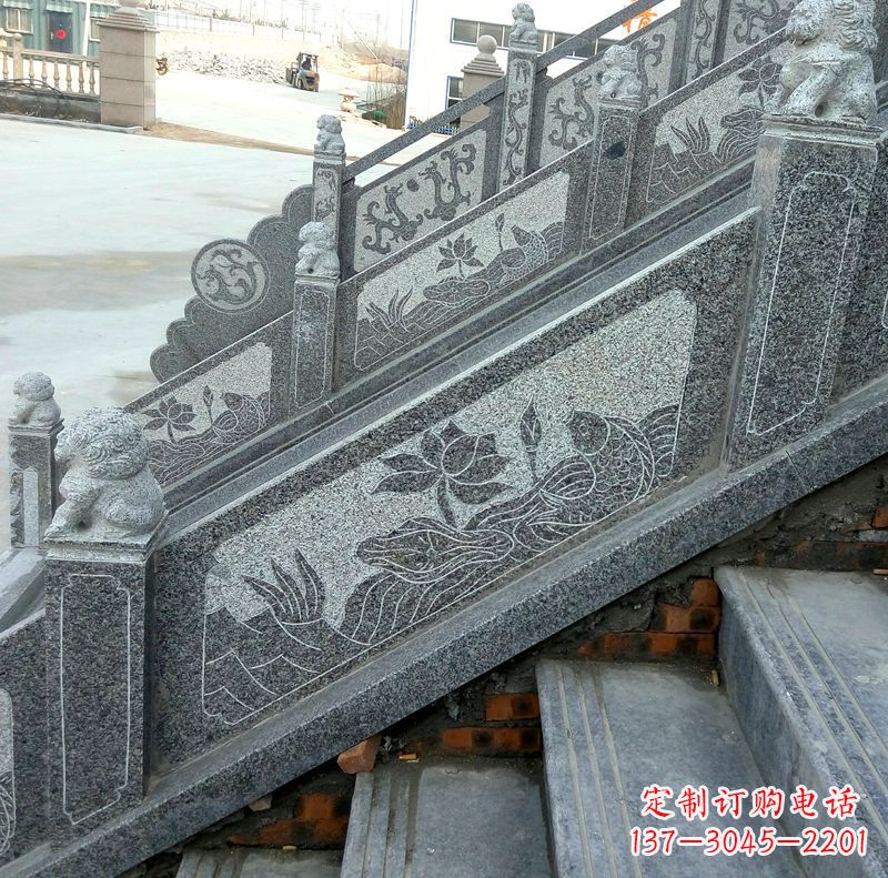 海南青石栏板雕塑—精湛工艺的完美展示