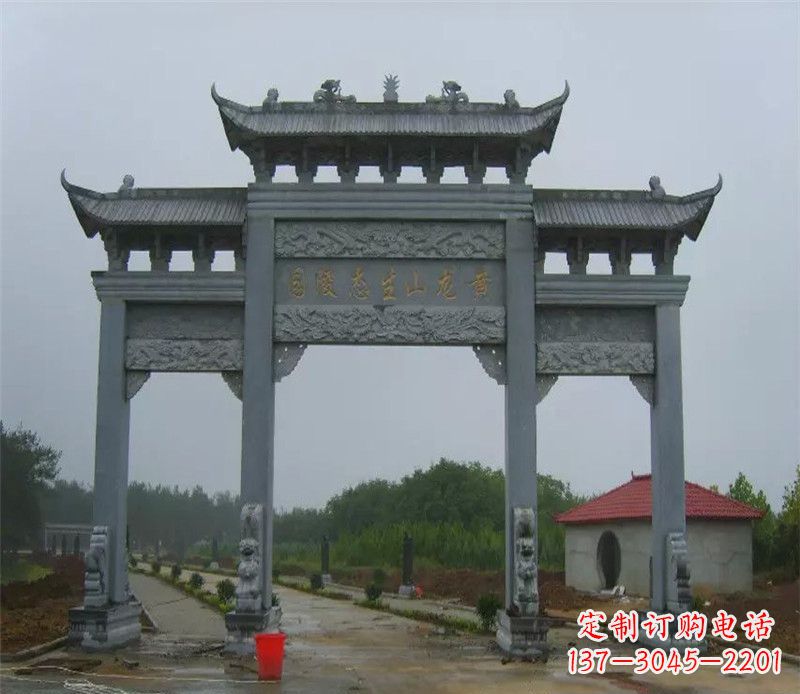 海南传承古典,艺术铸就灵动雕塑——中领雕塑定制牌坊石雕
